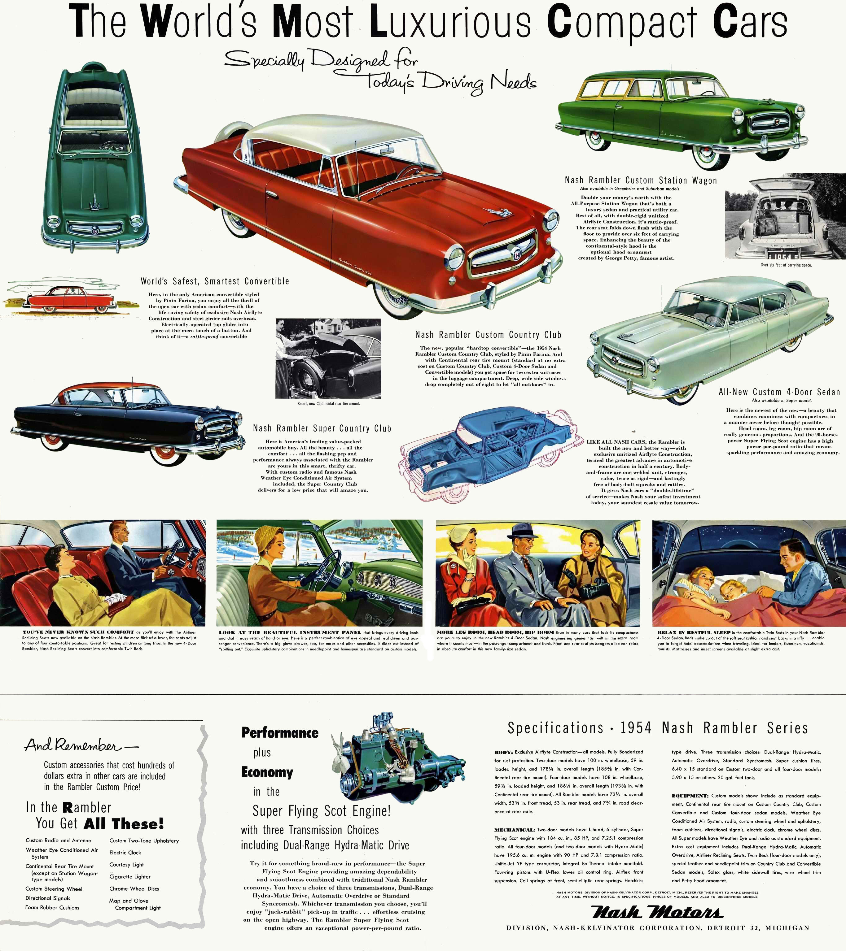 1954 Nash Rambler Brochure Page 6